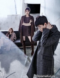 Jung Ho Yeon, Ahn Seung Jun, Park Sera для W Korea August 2015