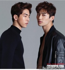 Nam Joo Hyuk, Park Hyeong Seop для Cosmopolitan January 2015