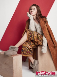 Park Han Byul для InStyle November 2015