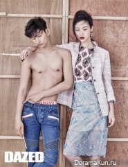 Choi So Ra, Park Hyeong Seop для Dazed and Confused April 2015