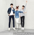 Park Seo Joon и др. для UNIONBAY Fall 2014 CF