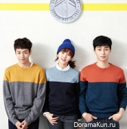 Park Seo Joon и др. для UNIONBAY Fall 2014 CF