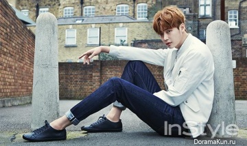 Lee Jong Suk, Park Shin Hye для InStyle April 2015 Extra