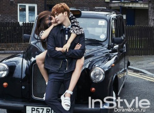 Lee Jong Suk, Park Shin Hye для InStyle April 2015