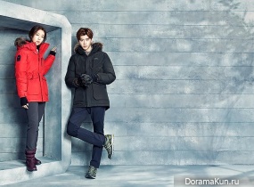 Park Shin Hye, Lee Jong Suk для MILLET F/W 2015