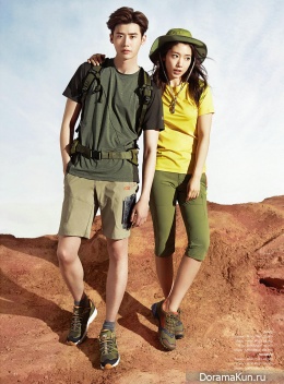 Lee Jong Suk, Park Shin Hye для Millet S/S 2015 Extra