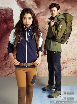 Lee Jong Suk, Park Shin Hye для Millet S/S 2015 Extra