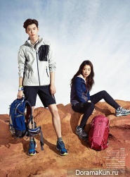 Lee Jong Suk, Park Shin Hye для Millet S/S 2015 Extra