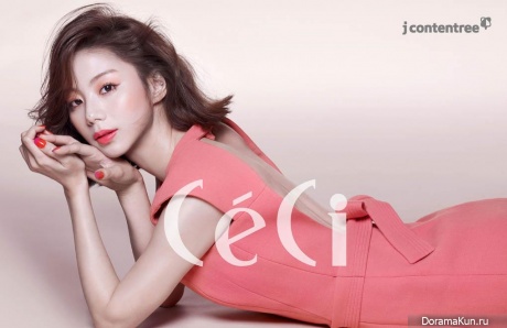Park Soo Jin для CeCi February 2015