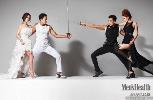Rainbow (Jaekyung, Woori) для Men’s Health August 2014