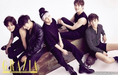 SHINee для Grazia August 2015