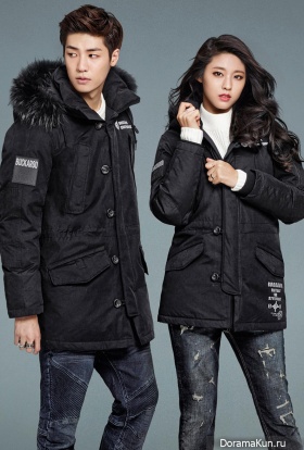 AOA (Seolhyun), N.Flying (Seunghyub) для Buckaroo F/W 2015
