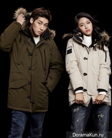 AOA (Seolhyun), N.Flying (Seunghyub) для Buckaroo F/W 2015