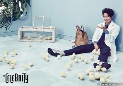 Shin Ha Kyun для The Celebrity November 2014