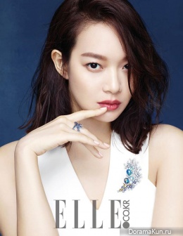 Shin Min Ah для Elle Korea October 2014