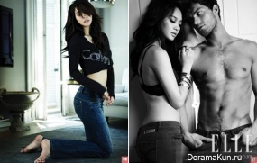 Shin Min Ah, Jamie Dornan для Elle September 2009