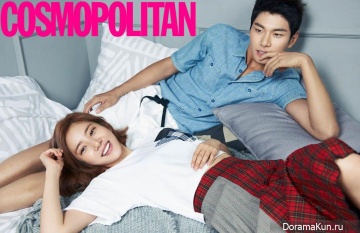 Son Dam Bi, Lee Yi Kyung для Cosmopolitan August 2015