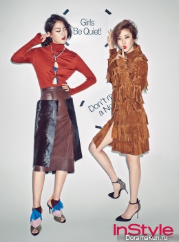 Son Dam Bi, Kang Seung Hyun для InStyle November 2015