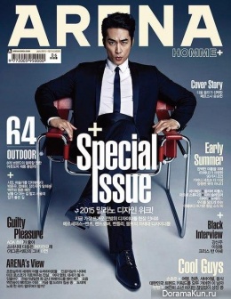 Song Seung Heon для Arena Homme Plus 2015