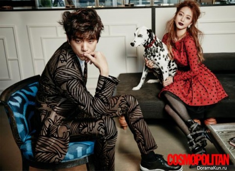 Han Ye Seul, Sung Joon для Cosmopolitan December 2015 Extra