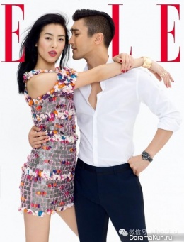 Choi Si Won (Super Junior), Liu Wen для Elle China 2015