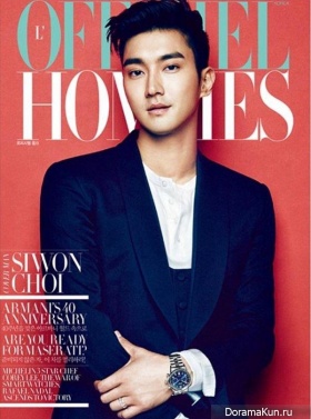 Choi Si Won для L’Officiel Hommes July 2015 Extra