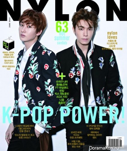 Super Junior (Donghae, Eunhyuk) для Nylon June 2015