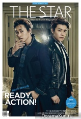 Super Junior (Donghae, Eunhyuk) для The Star January 2015