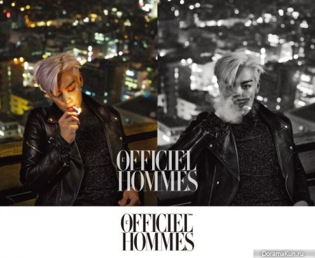 Big Bang (T.O.P.) для L'Officiel Hommes January 2015 Extra 2