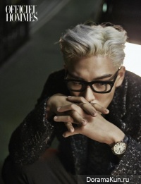 Big Bang (T.O.P.) для L'Officiel Hommes January 2015
