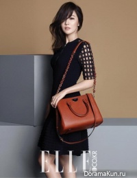 Uhm Ji Won для Elle Magazine September 2014