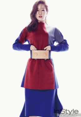 Uhm Ji Won для InStyle September 2015