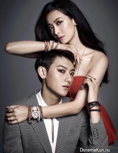 EXO (Xiu Min, Tao), Victoria (f(x)) для Swarovski F/W 2014 CF