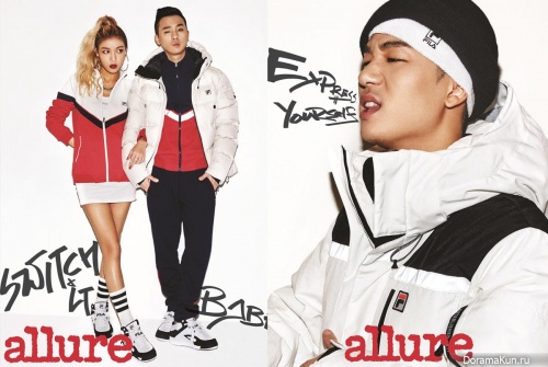 Basick, Yubin (Wonder Girls) для Allure December 2015