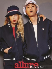 Basick, Yubin (Wonder Girls) для Allure December 2015