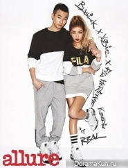 Basick, Yubin (Wonder Girls) для Allure December 2015