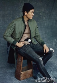 Yoo Ji Tae для InStyle December 2015