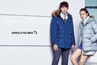 Jo Yoon Hee, Yoo Yeon Seok для Arnold Palmer F/W 2015