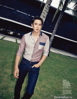 Yoo Yeon Seok для Cosmopolitan September 2014 Extra