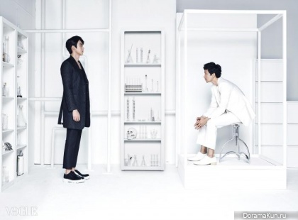 Yoo Yeon Seok, Park Hae Il для Vogue October 2014