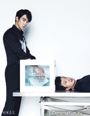 Yoo Yeon Seok, Park Hae Il для Vogue October 2014