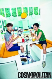 ZE:A (Hyungsik, Dongjun) для Cosmopolitan May 2015