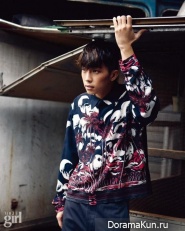 2PM (Wooyoung) для Vogue Girl Magazine June 2014