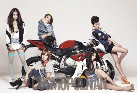 4minute для Cosmopolitan Korea May 2012