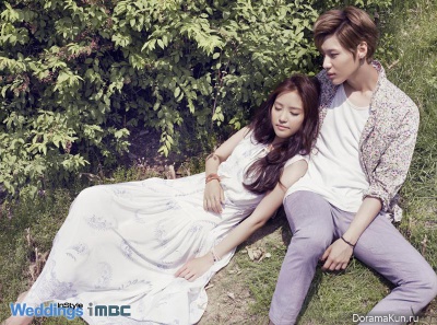 Taemin (SHINee), Naeun (A Pink) для Instyle Weddings 2013