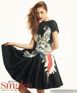 After School (Nana) для Singles Korea October 2013