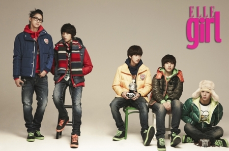 B1A4 для Elle Girl Korea November 2011