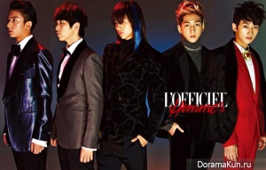 B1A4 для L'Officiel Hommes January 2013