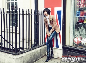 Bae Doo Na для Cosmopolitan Korea September 2014