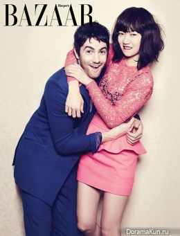 Bae Doo Na для Harper’s Bazaar January 2012